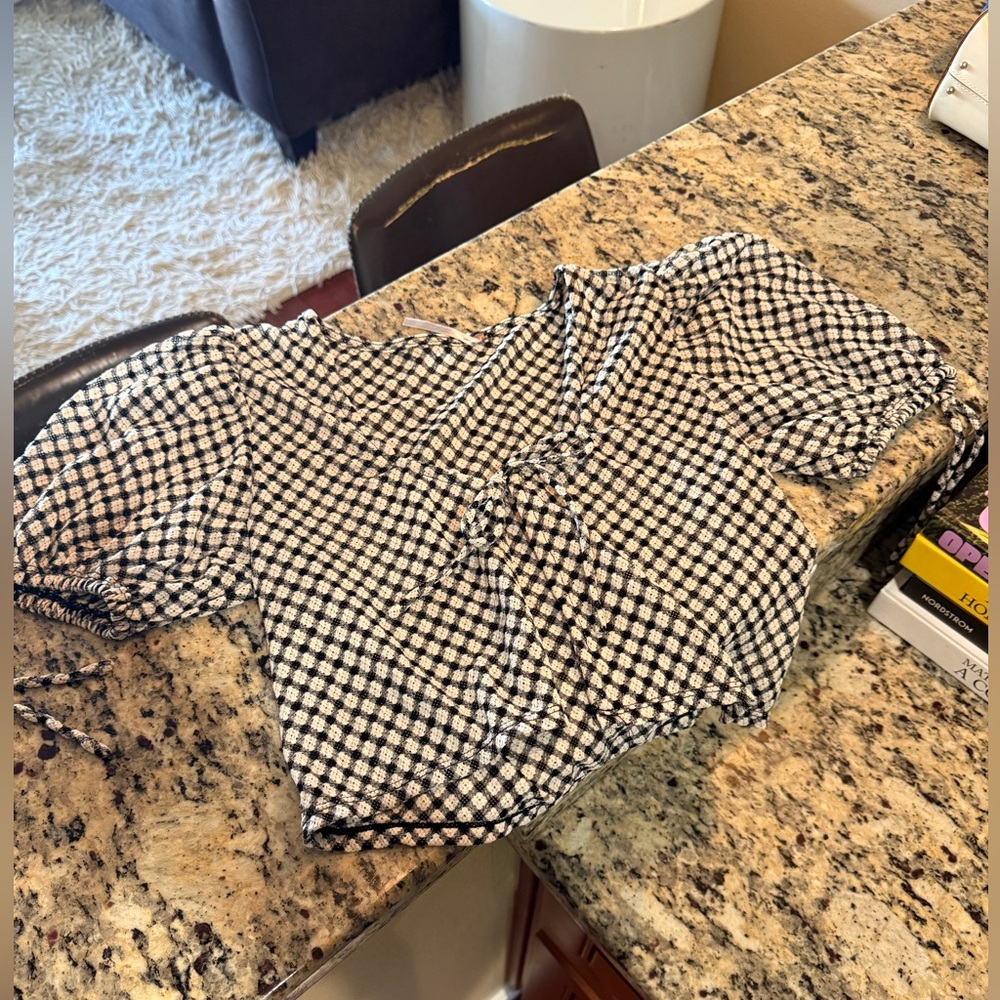 Free People Cropped Tie Top